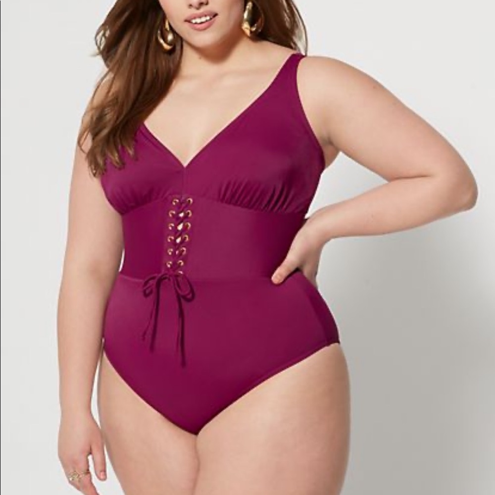 Brand new burgundy one piece!